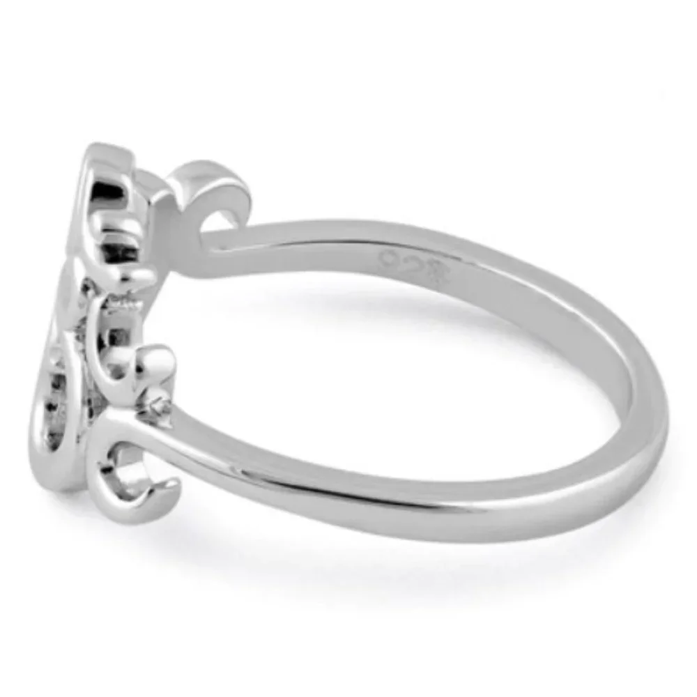 925 STERLING SILVER Om Symbol Ring - Picture 14 of 16